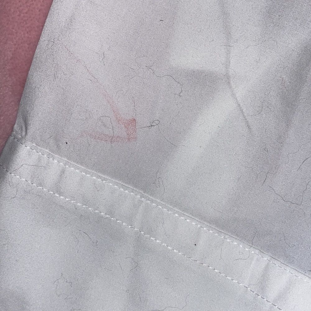 Solid White Talbots Stretch Convertible Blouse - image 4